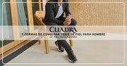7 formas de combinar tenis de piel para hombre
