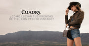 ¿Cómo llevar tus prendas de piel con efecto vintage?