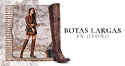 Botas largas en otoño