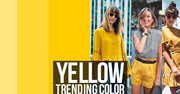 The summer trend color: yellow