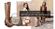 ¿Con qué combinar mis botas altas con agujetas?