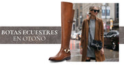 Botas ecuestres en otoño