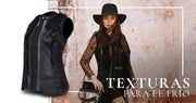 Texturas para el frío: Pelo, plumas, brillos.