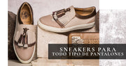 Usa tus sneakers con todo tipo de pantalones
