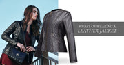 4 ways of wearing a leather jacket