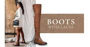 Boots with laces