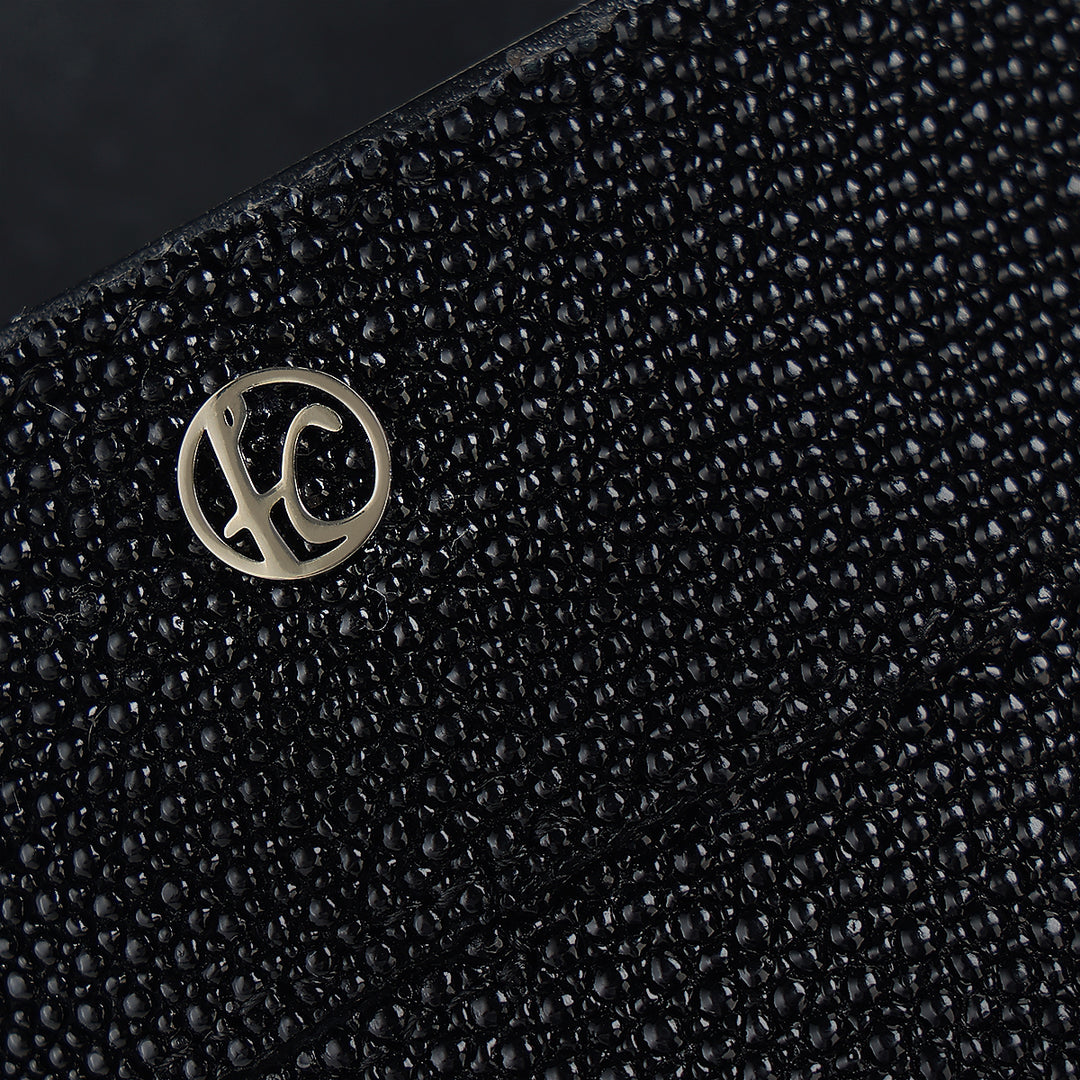 Sandalia en piel genuina de mantarraya para dama