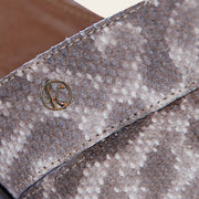 Sandalia en piel genuina de carunga para dama Sandalia 