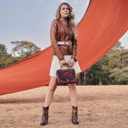 Botín casual en piel genuina para dama Botas y Botines 