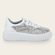 Tenis en piel genuina de pitón para dama Tenis 