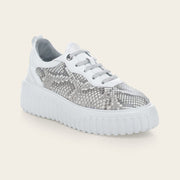 Tenis en piel genuina de pitón para dama Tenis 