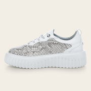 Tenis en piel genuina de pitón para dama Tenis 