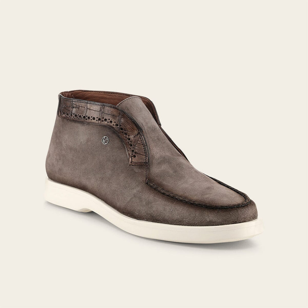 Botín casual en piel genuina de nilóticus para caballero Tenis 