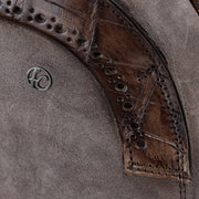 Botín casual en piel genuina de nilóticus para caballero Tenis 