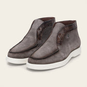 Botín casual en piel genuina de nilóticus para caballero Tenis 