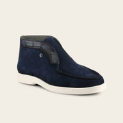 Botín casual en piel genuina de nilóticus para caballero Tenis 