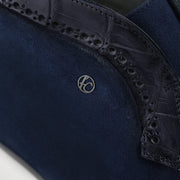 Botín casual en piel genuina de nilóticus para caballero Tenis 