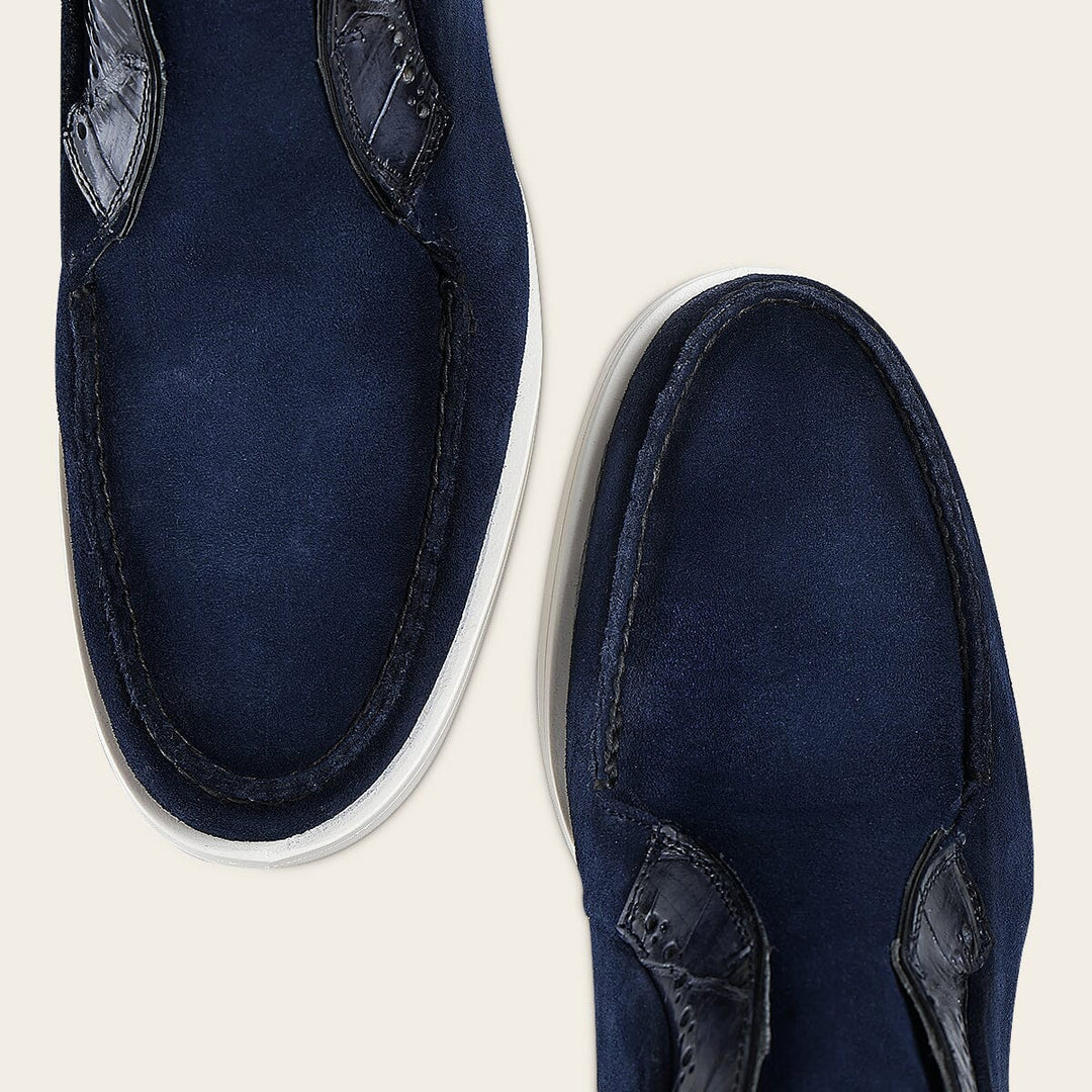 Botín casual en piel genuina de nilóticus para caballero Tenis 