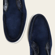 Botín casual en piel genuina de nilóticus para caballero Tenis 