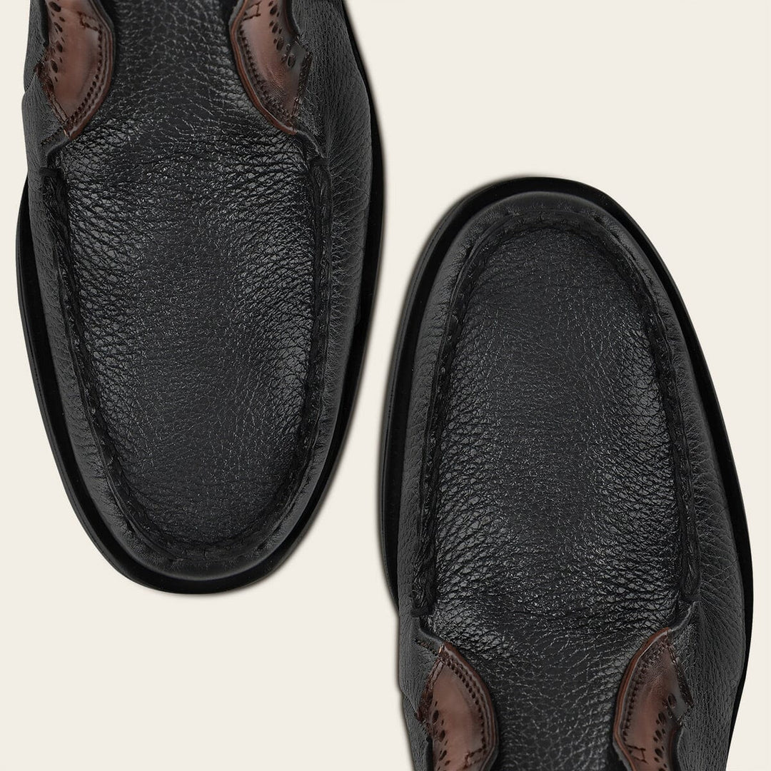 Botín casual en piel genuina de venado para caballero Botas y Botines 