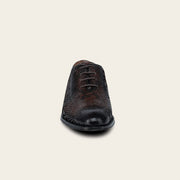 Zapato de vestir oxford en piel genuina de pitón para caballero Botas y Botines 