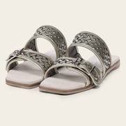 Sandalia en piel genuina para dama