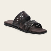 Sandalia en piel genuina de ternera para dama