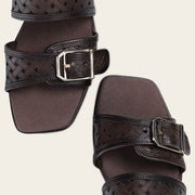 Sandalia en piel genuina de ternera para dama