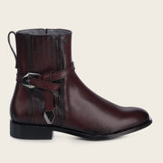 Botín de vestir en piel genuina para dama Botas y Botines 