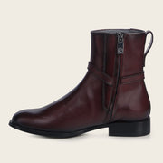 Botín de vestir en piel genuina para dama Botas y Botines 