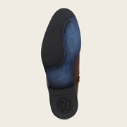 Bota de vestir en piel genuina de pitón para dama Botas y Botines 