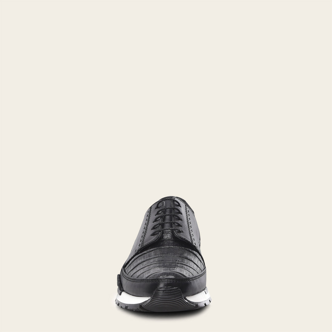 Sneakers con piel genuina de caimán