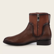 Botín de vestir en piel genuina de venado para dama Botas y Botines 