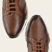 Tenis en piel genuina de venado para caballero