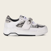 Tenis en piel genuina de pitón para dama Tenis 