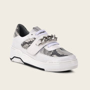 Tenis en piel genuina de pitón para dama Tenis 