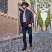 Chamarra en piel genuina de pitón Chamarras 