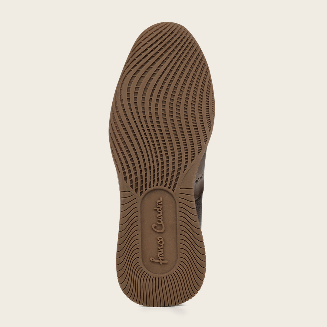 Tenis en piel genuina de venado para caballero