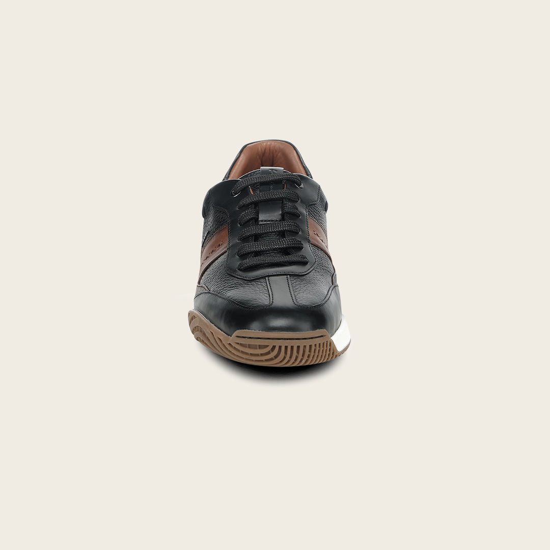 Tenis en piel genuina de venado para caballero