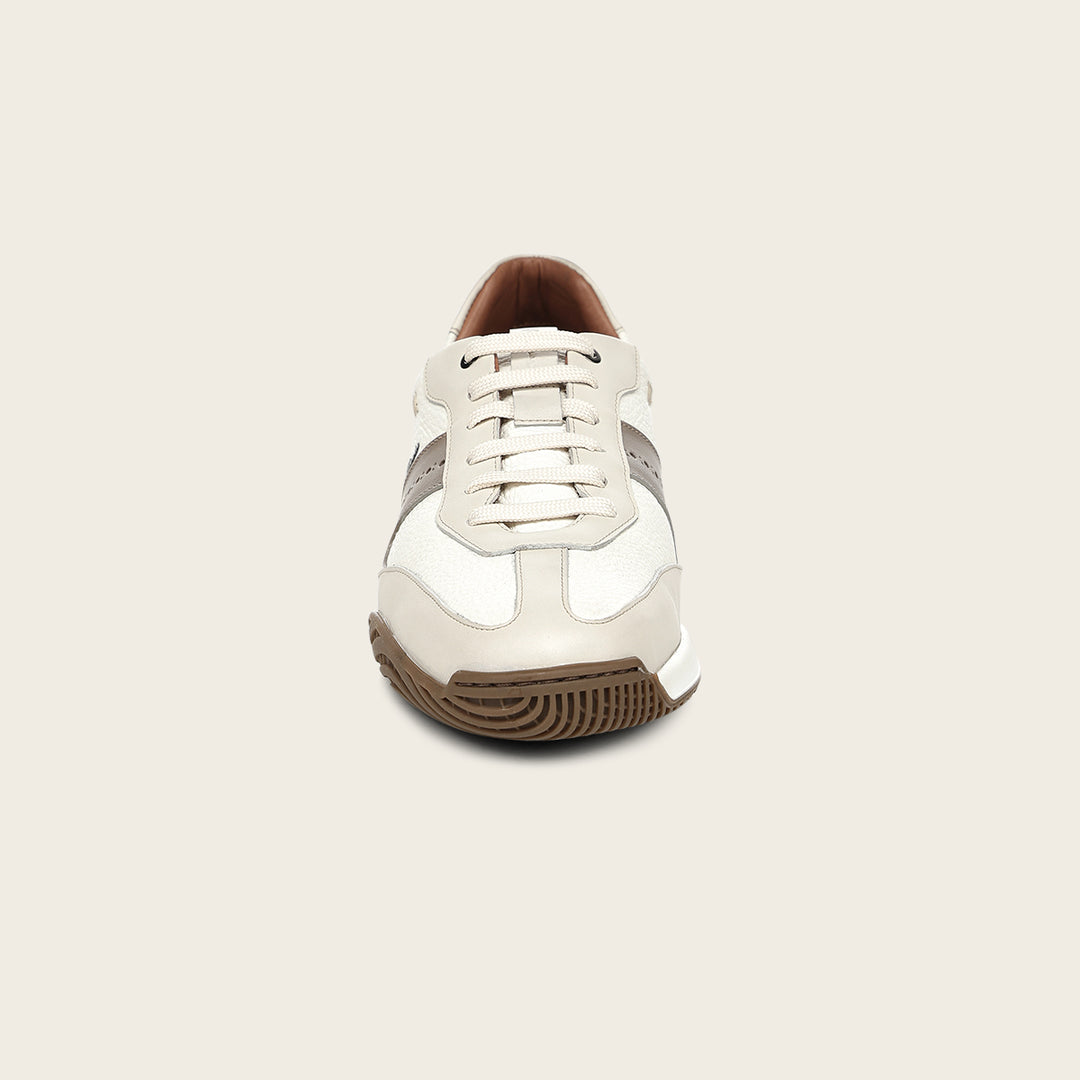 Tenis en piel genuina de venado para caballero