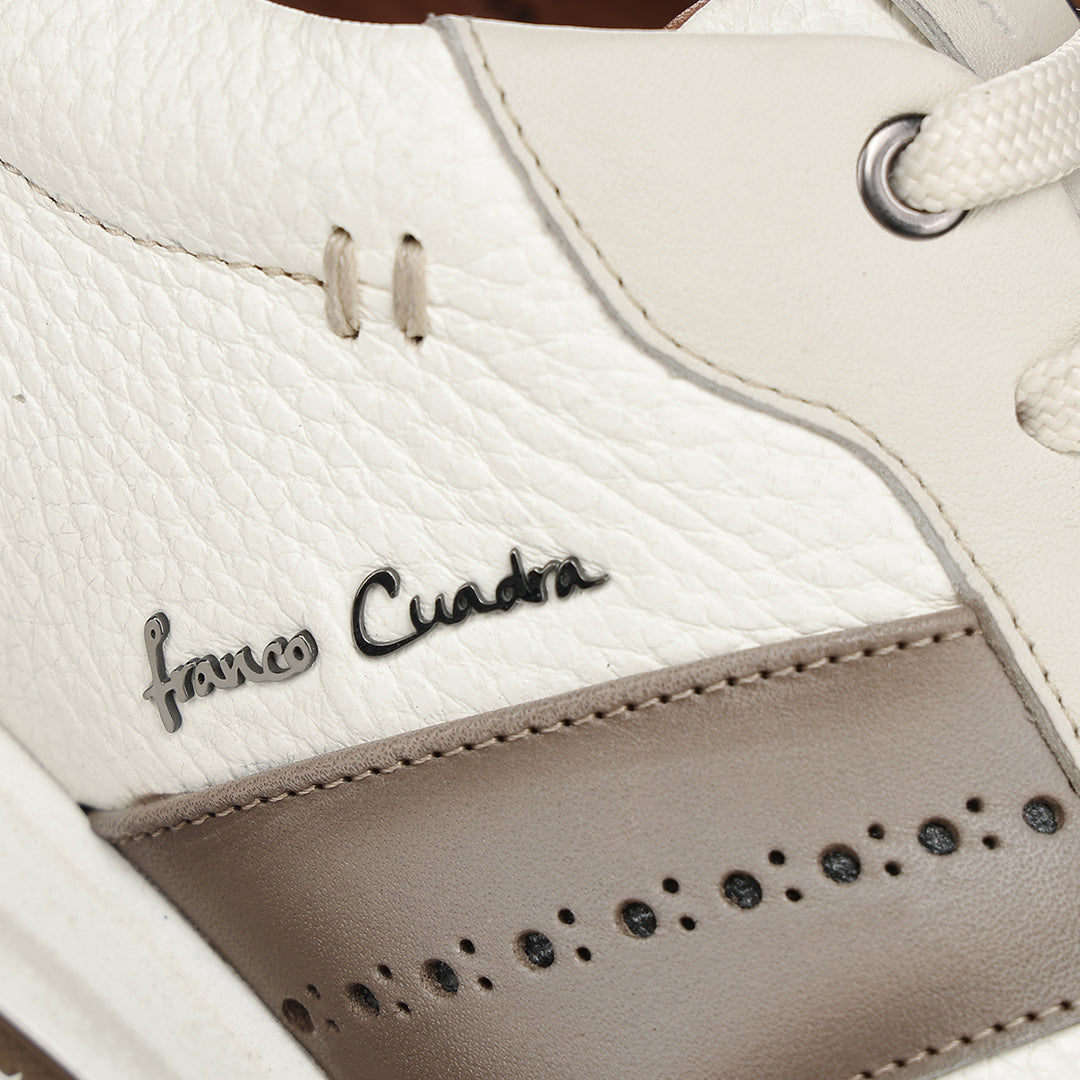 Tenis en piel genuina de venado para caballero