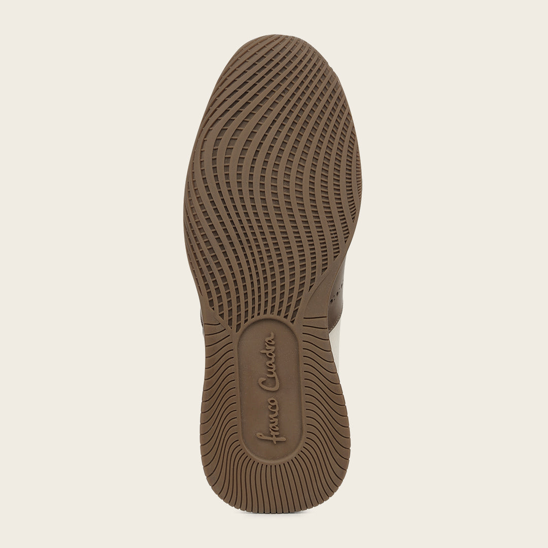 Tenis en piel genuina de venado para caballero