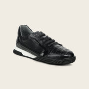 Tenis en piel genuina de caimán para caballero
