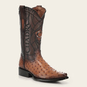 Bota tradicional Orígenes en piel genuina de avestruz para caballero Botas y Botines 