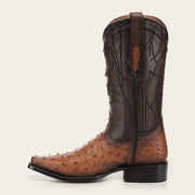 Bota tradicional Orígenes en piel genuina de avestruz para caballero Botas y Botines 