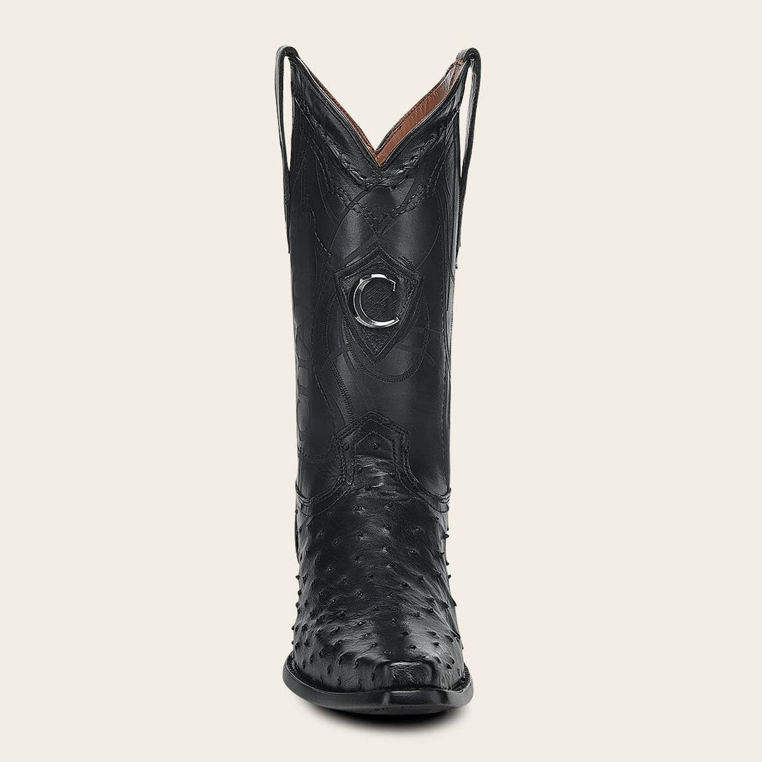 Bota tradicional Orígenes en piel genuina de avestruz para caballero Botas y Botines 