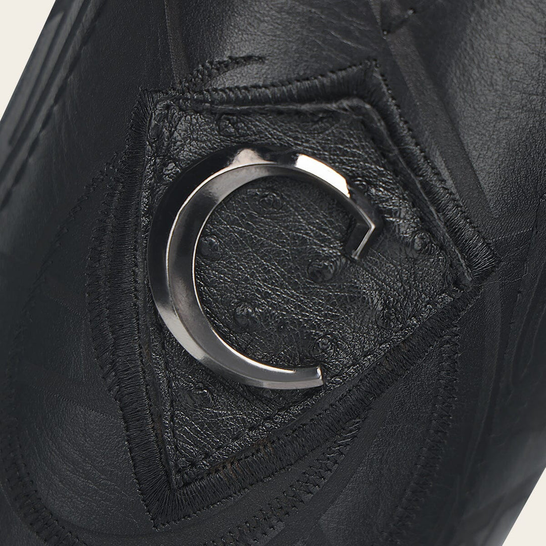 Bota tradicional Orígenes en piel genuina de avestruz para caballero Botas y Botines 