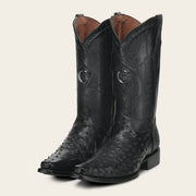 Bota tradicional Orígenes en piel genuina de avestruz para caballero Botas y Botines 