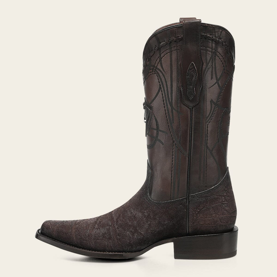 Bota tradicional Orígenes en piel genuina de elefante para caballero Botas y Botines 