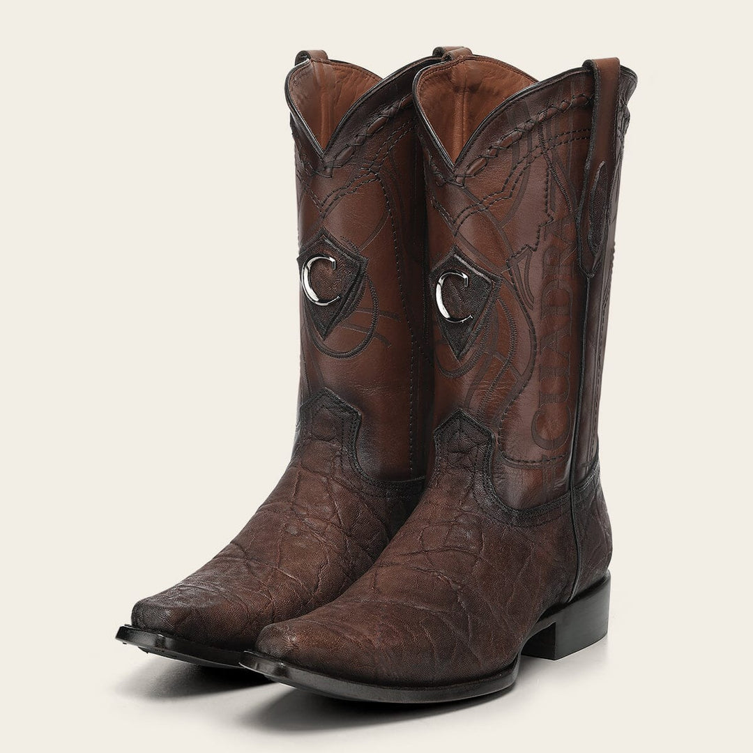 Bota tradicional Orígenes en piel genuina de elefante para caballero Botas y Botines 